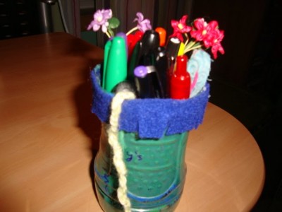 Homemade Pen Holder