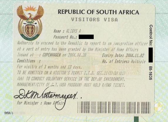 south africa visit visa from uae