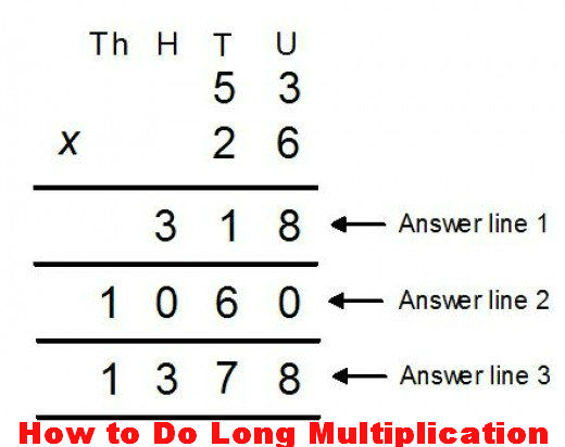  How To Do Long Multiplication 