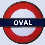 Oval tube Station