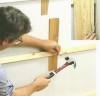 Nailing a wooden panel