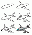 part drawing airplane simple for kids explaining how they work