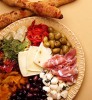 Making an Anitpasto platter