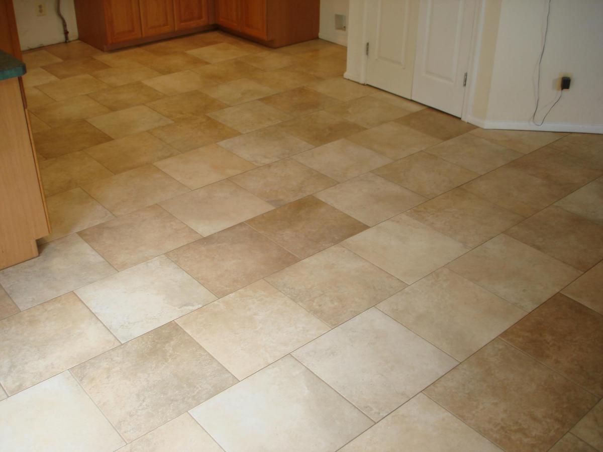 A typical tile floor