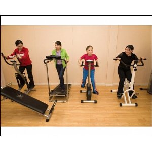 Kids working out