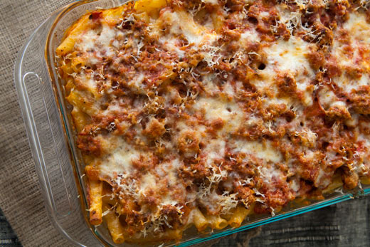 Baked Ziti with Ground Beef