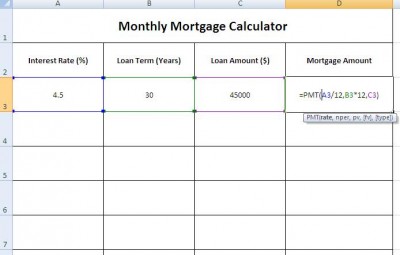 mortgage calculator nj excel