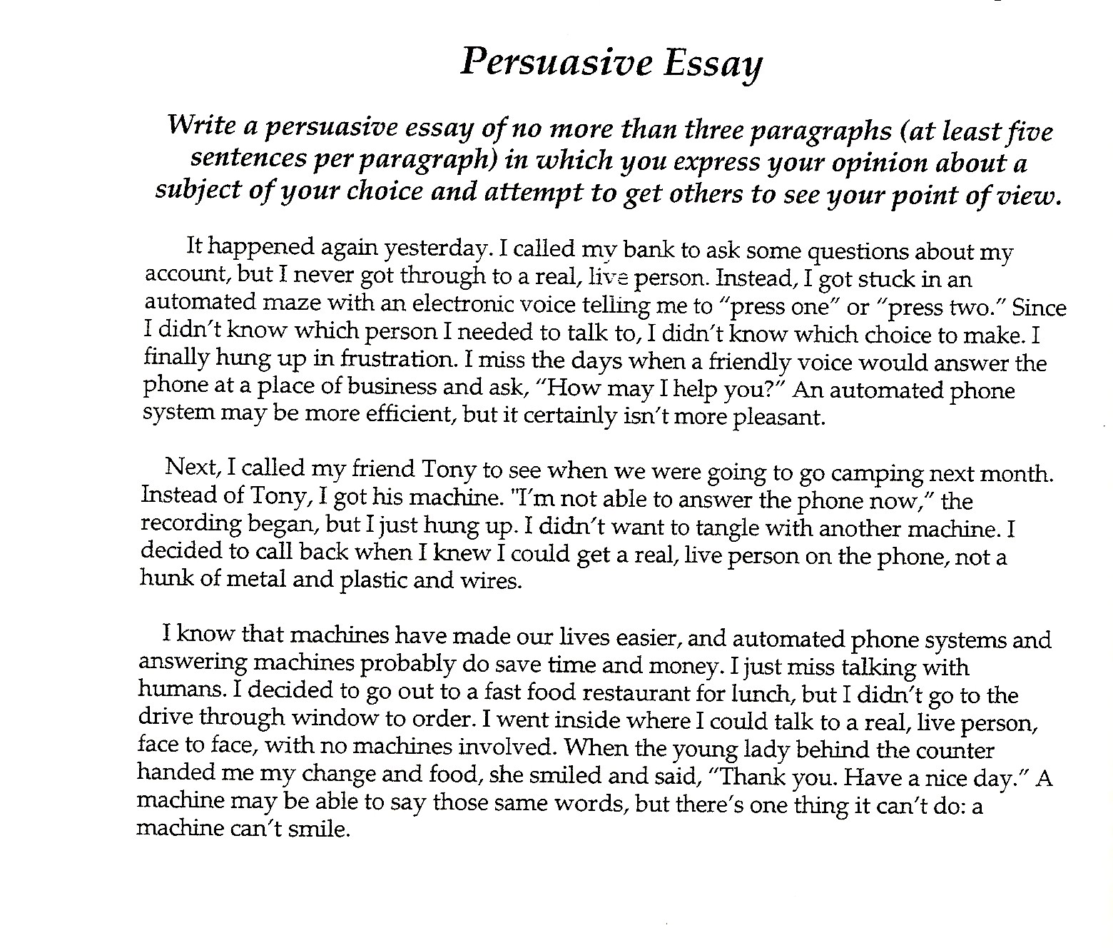 compare and contrast essay 1984