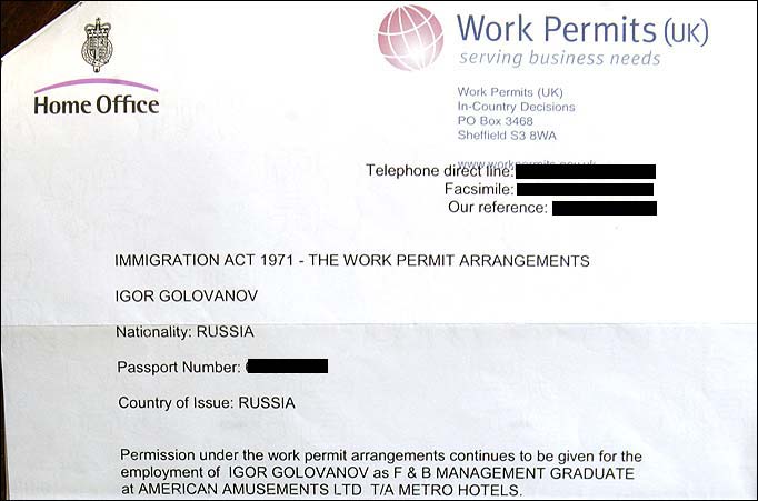 How To Get A UK Work Permit