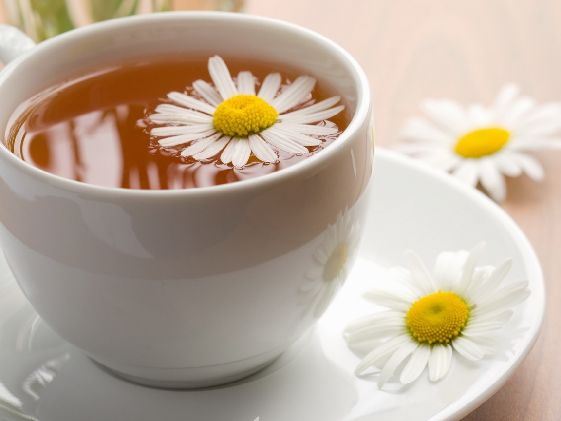 homemade chamomile tea