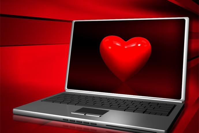Computer with Love Virus
